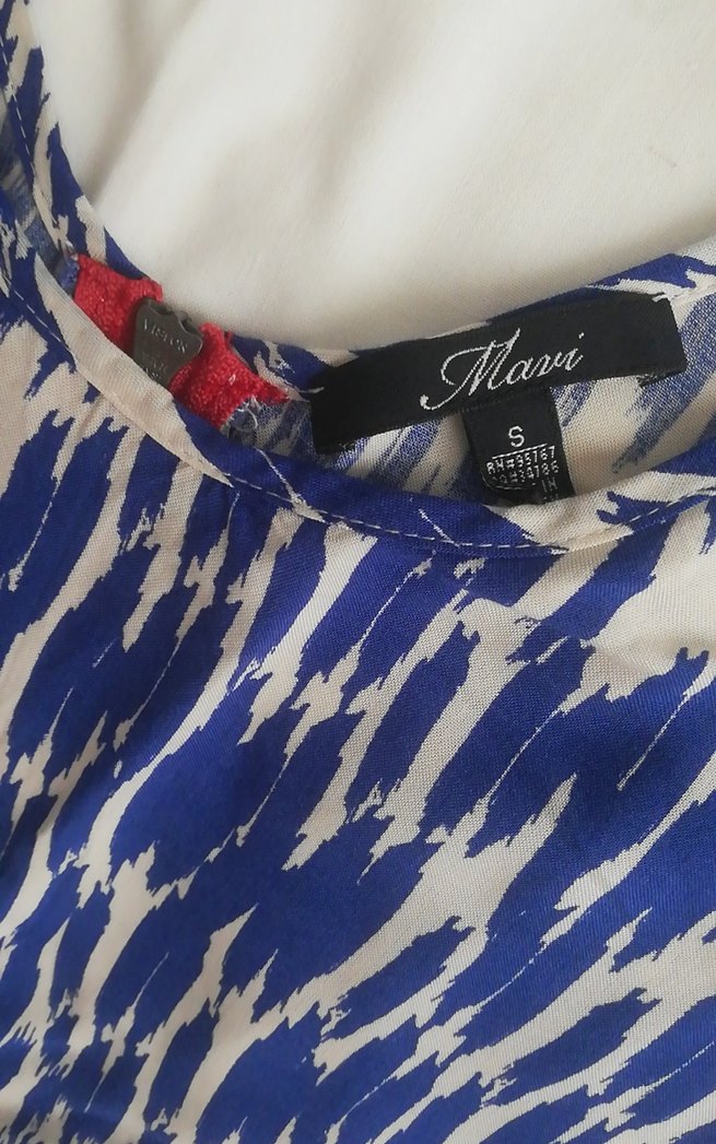 Mavi jeans marka, sırt fermuar detaylı hiç giyilmedi - Görsel 3