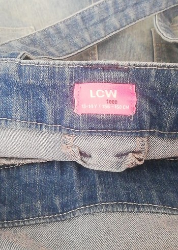 Kızlar için Mavi Kot Askılı Salaş Tulum - Görsel 5