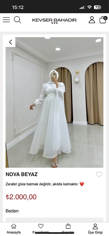 Kevser Bahadır Nova Model Siyah