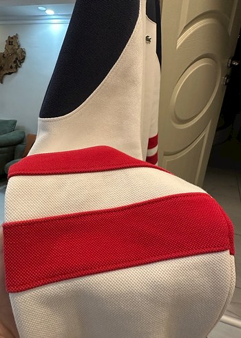 Lacoste Lacoste Erkek Çizgili Oversize Sweatshirt