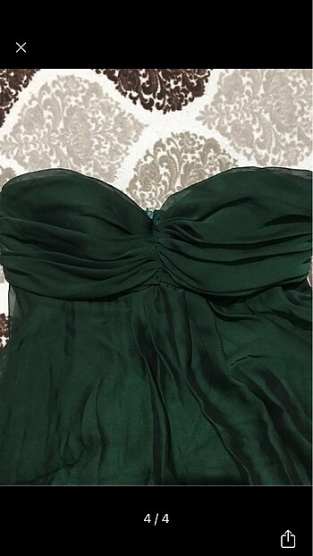 m Beden yeşil Renk Elbise