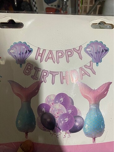 Balon set deniz kızı