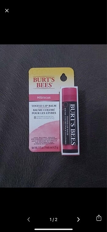 Burt?s Bees Tinted Lip Balm 2 adet