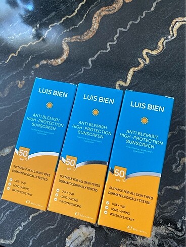 Luis bien güneş kremi