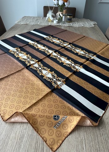 Vissona twill ipek eşarp