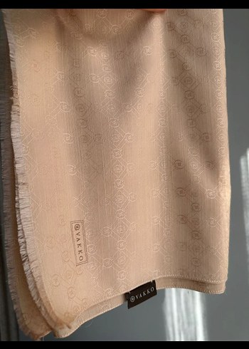 Vakko mini monogram şal