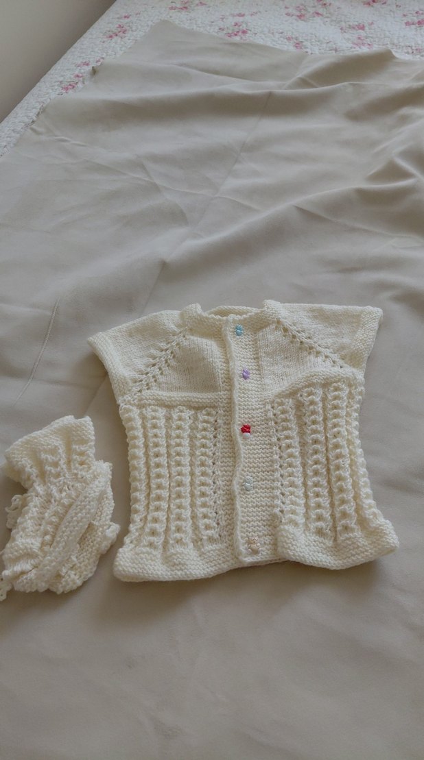 Kız Çocuk Örgü yelek - Görsel 2