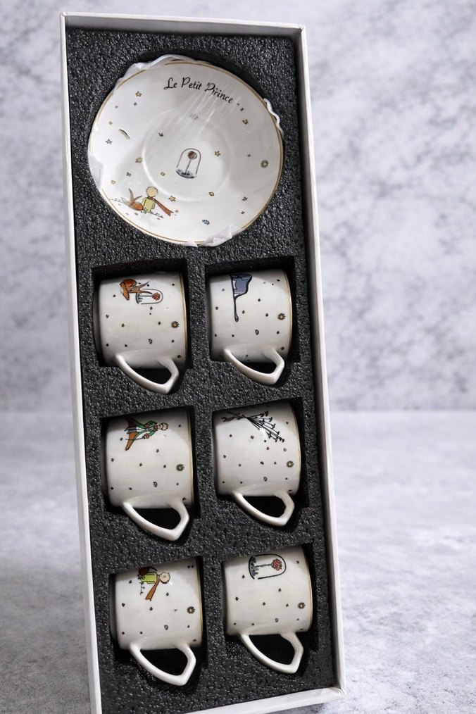 Küçük Prens Temalı Beyaz Fincan - Görsel 2