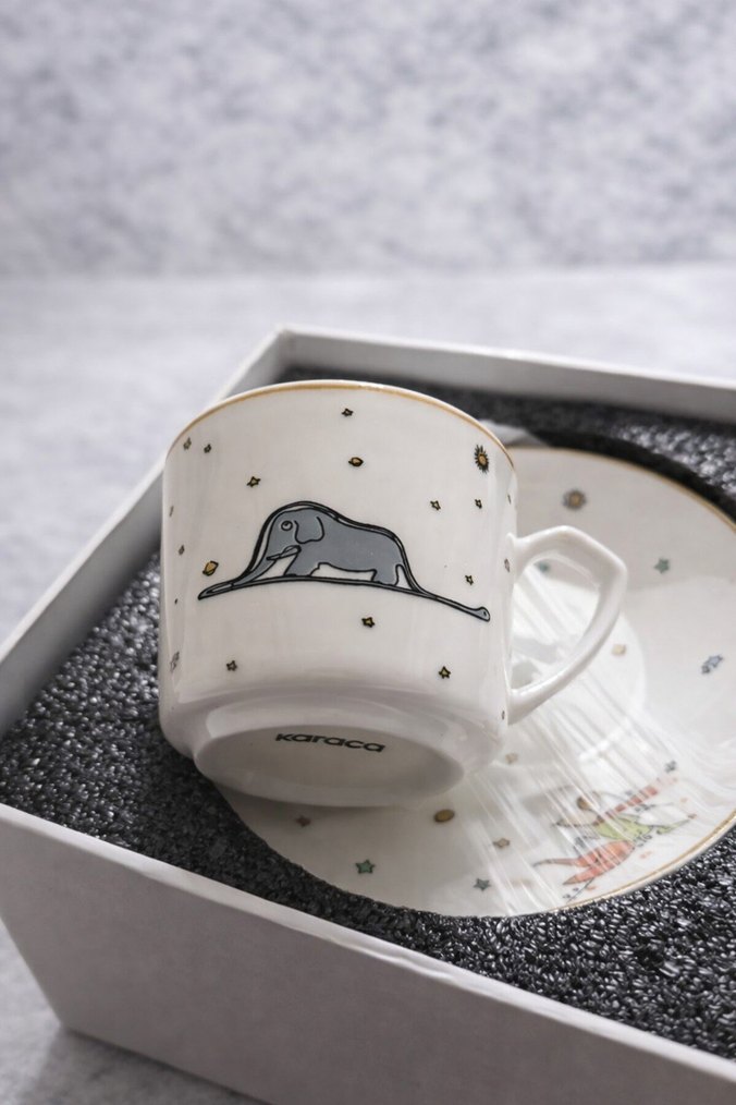 Küçük Prens Temalı Beyaz Fincan - Görsel 3