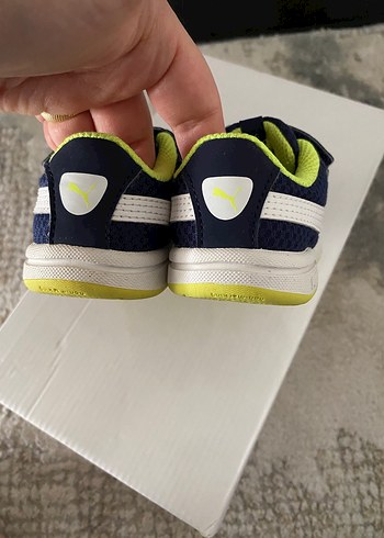 24 Beden Mavi Cırt Cırtlı Erkek Çocuk Spor Ayakkabı