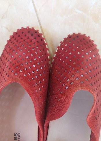 Dockers Kırmızı Dolgu Topuklu Kadın Espadril - Görsel 3