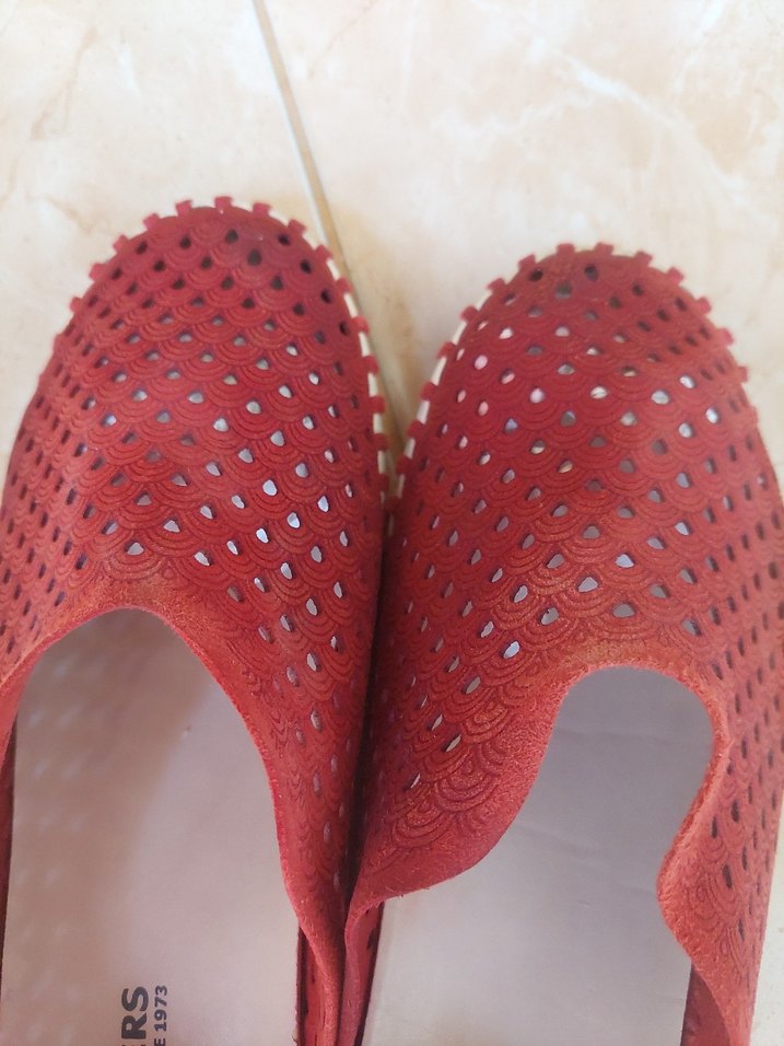 Dockers Kırmızı Dolgu Topuklu Kadın Espadril - Görsel 3