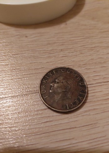 1986 Vintage 50 Lira Madeni - Görsel 3