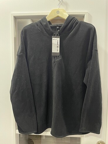 Kadın polar kapüşonlu sweatshirt