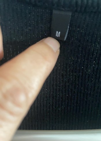 Kadın Siyah Drapeli V Yaka Bluz - Görsel 2