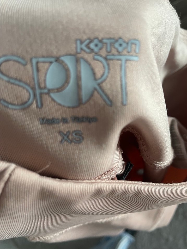 Koton Pembe Midi Spor Tayt - Görsel 3