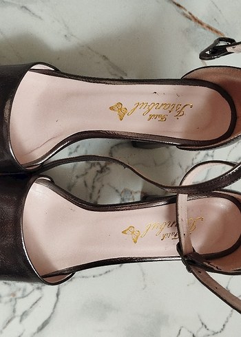 Kül Gri Vintage Stiletto Topuklu Kadın Ayakkabı