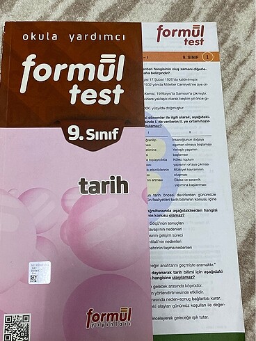9.sınıf tarih test