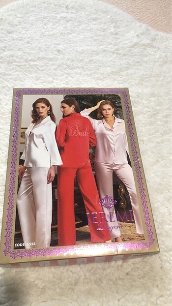 İpek Saten bride pijama