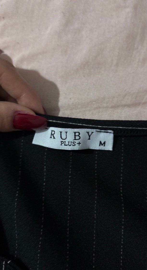 Düğmeli Siyah Çizgili Kolsuz Yelek - Görsel 3