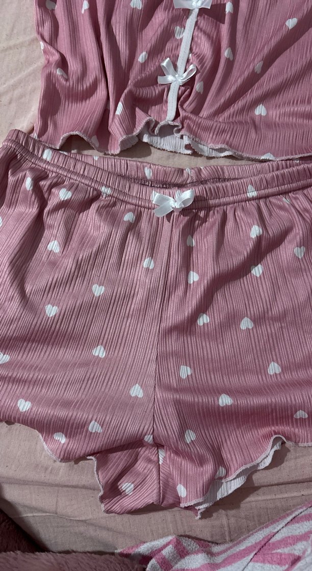 Pembe Mini Askılı Kadın Pijama Takımı - Görsel 3