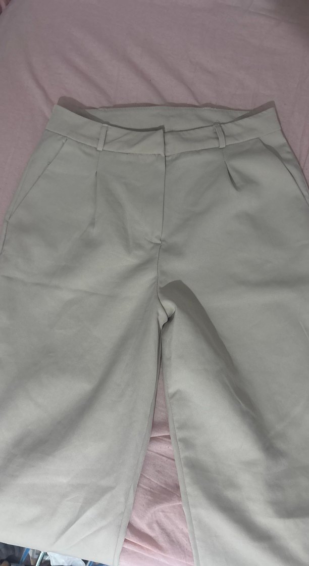 Bej Kadın Kumaş Pantolon - Görsel 2