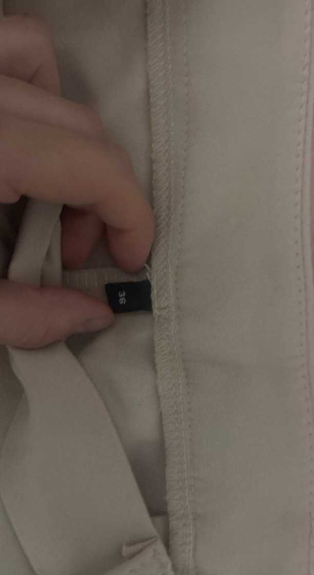 Bej Kadın Kumaş Pantolon - Görsel 3