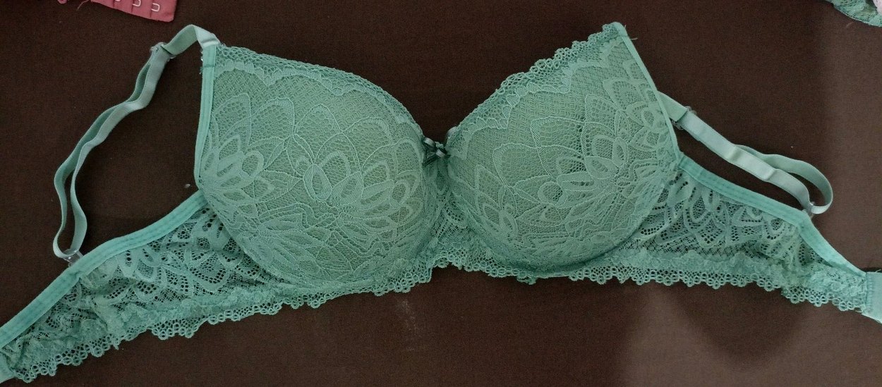 Pembe Dantel Bohem Vintage Sütyen - Görsel 4