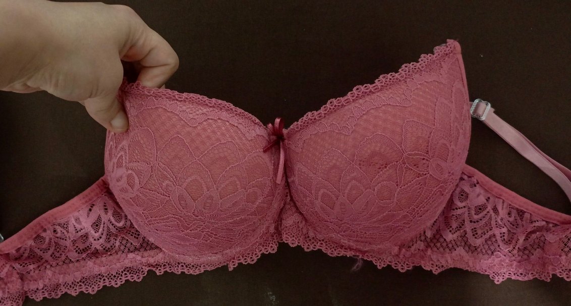 Pembe Dantel Bohem Vintage Sütyen - Görsel 2