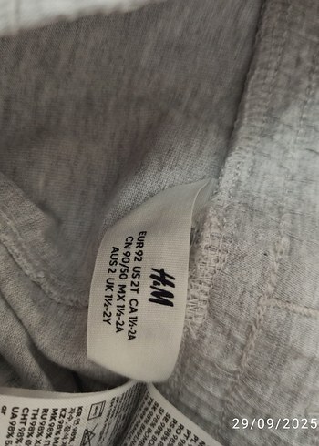 H&M Gri ERKEK Çocuk Rahat Kesim Pantolon