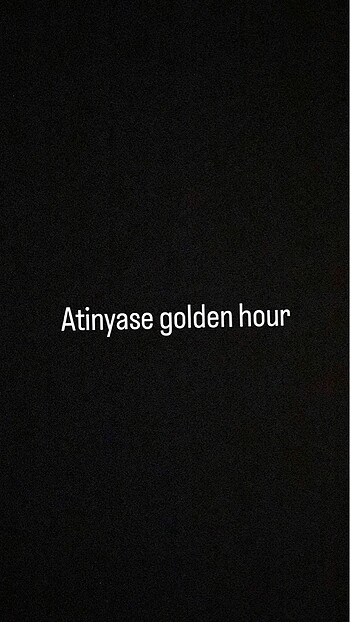 Atinyase golden hour 1 ürün