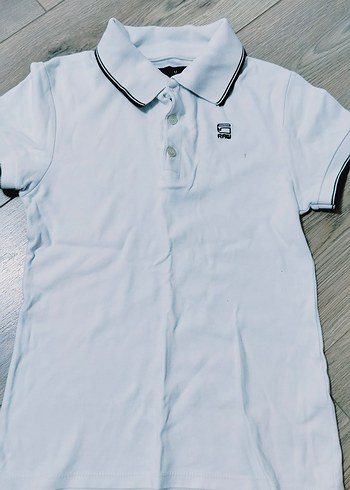 G-Star Beyaz Polo Tisort