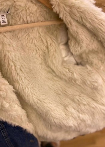 Topshop Kürklü Mavi Kadın Kot Ceket
