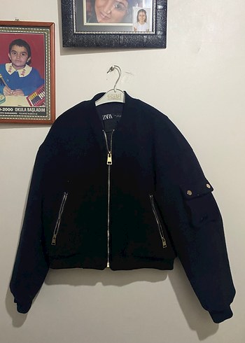 Siyah Fermuarlı Wear Zara Kadın Ceket