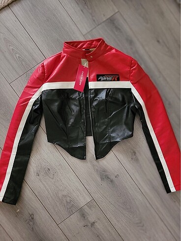 Deri Biker Ceket
