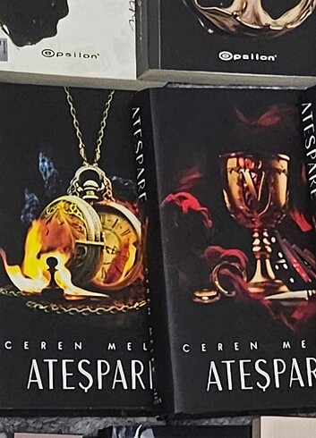 Ateşpare altılı kitap set içerisinde ayraç ve posterler vardir - Görsel 2