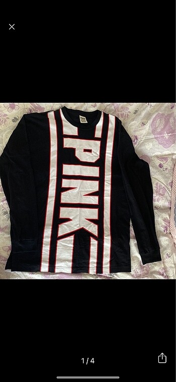 Victoria?s Secret Pink Siyah Sweatshirt