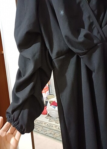 Diğer Siyah yırtmaçlı elbise