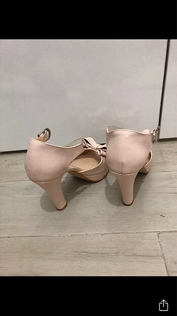 38 Beden pembe Renk Ayakkabı Ve Çanta Takımı