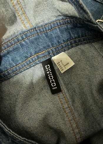 Düğmeli Mavi  Kadın Salopet Elbise - Görsel 5