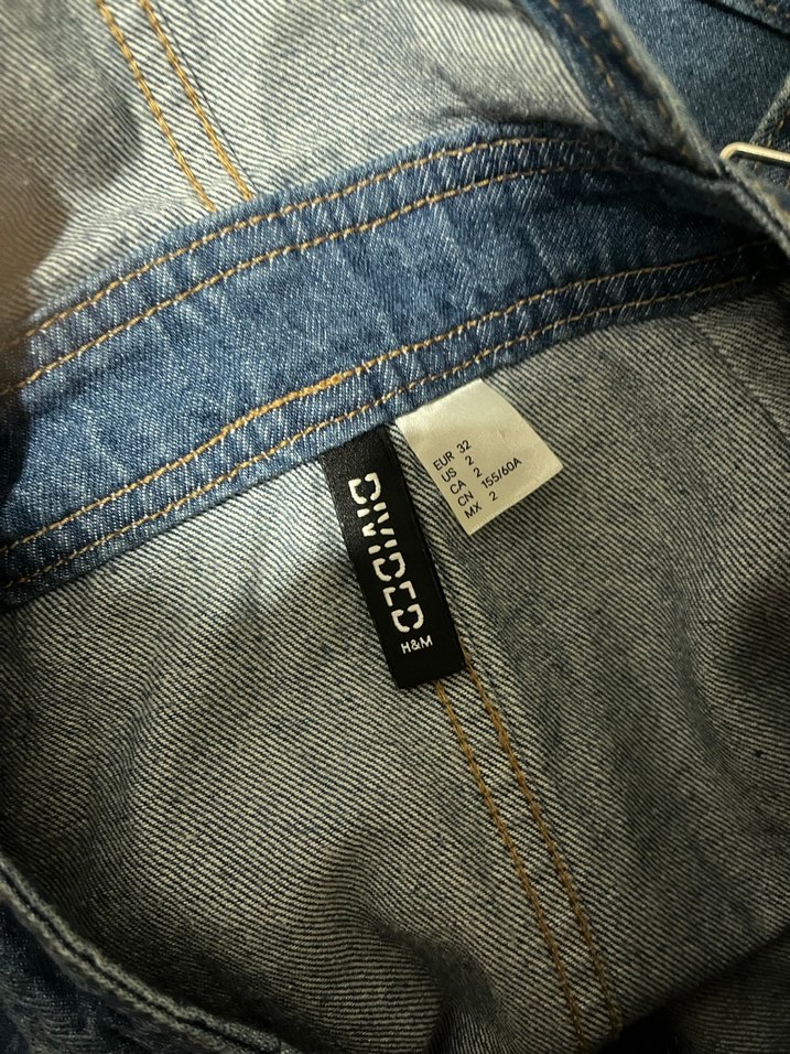 Düğmeli Mavi  Kadın Salopet Elbise - Görsel 5