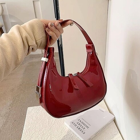 Zara Bordo rugan çanta