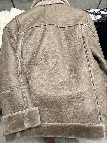 m Beden kahverengi Renk Stradivarius biker Mont