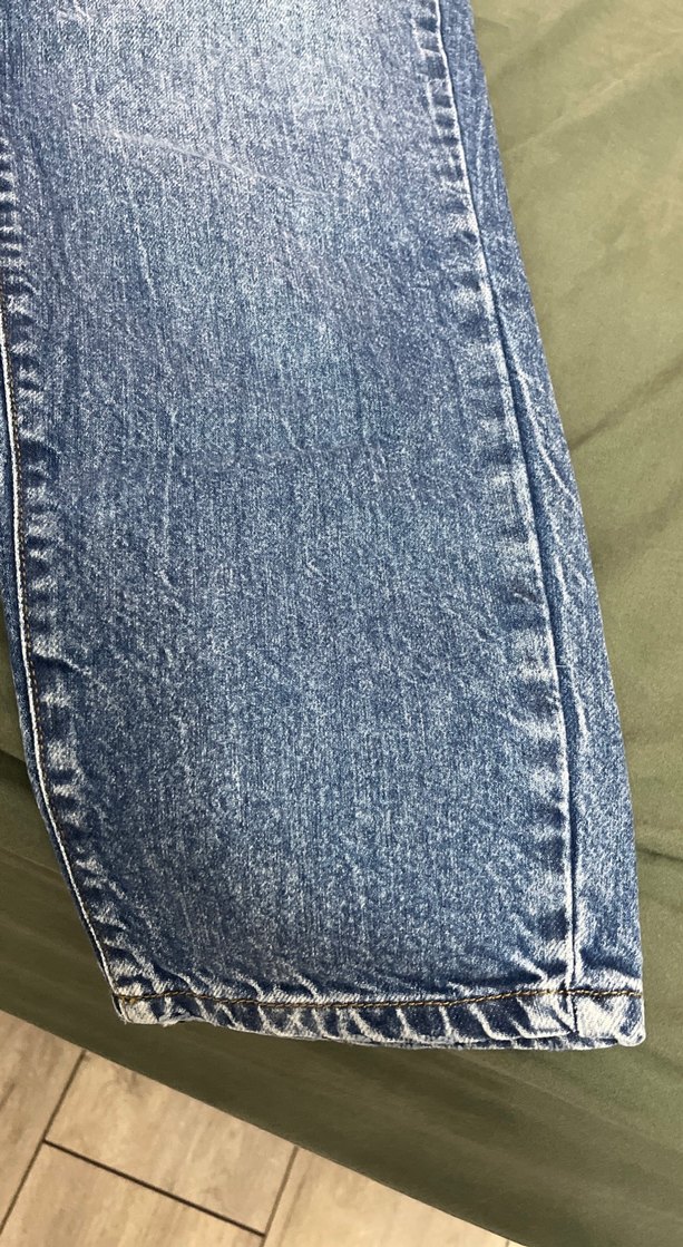 Gri Tonlarda Kadın Midi Boy Denim Jean 28/28 beden. - Görsel 2