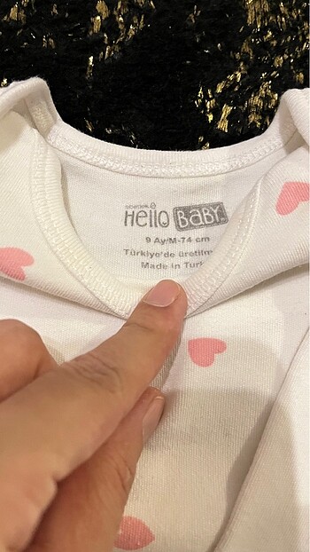 HelloBaby Kız bebek alt üst Zıbın takımı