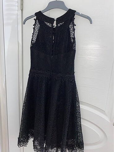 Genç kız dantelli elbise - Görsel 6