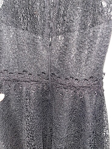 Genç kız dantelli elbise - Görsel 10