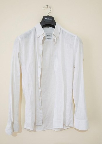 Altınyıldız Ac Co Beyaz Slim Fit Flamli Oxford Dugmeli Yaka Gomlek