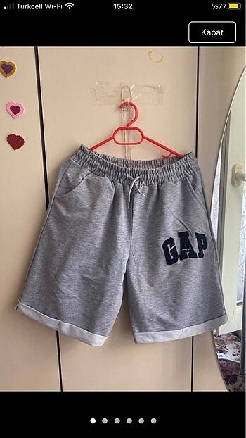 Gap yazılı şort