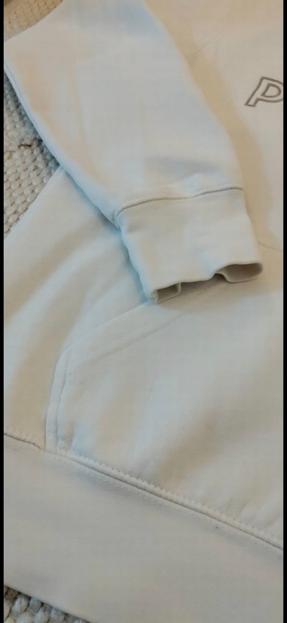 Beyaz Kapüşonlu Pull&Bear Sweatshirt - Görsel 4